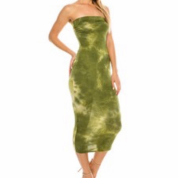 women's lime green dress Lime green maxi dress – A Beautiful Closet 202-394-4115 main image 1